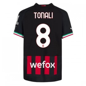Jalkapallo Pelipaidat/Peliasut AC Milan Tonali 8 Kotipelipaita 2022-23